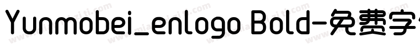 Yunmobei_enlogo Bold字体转换